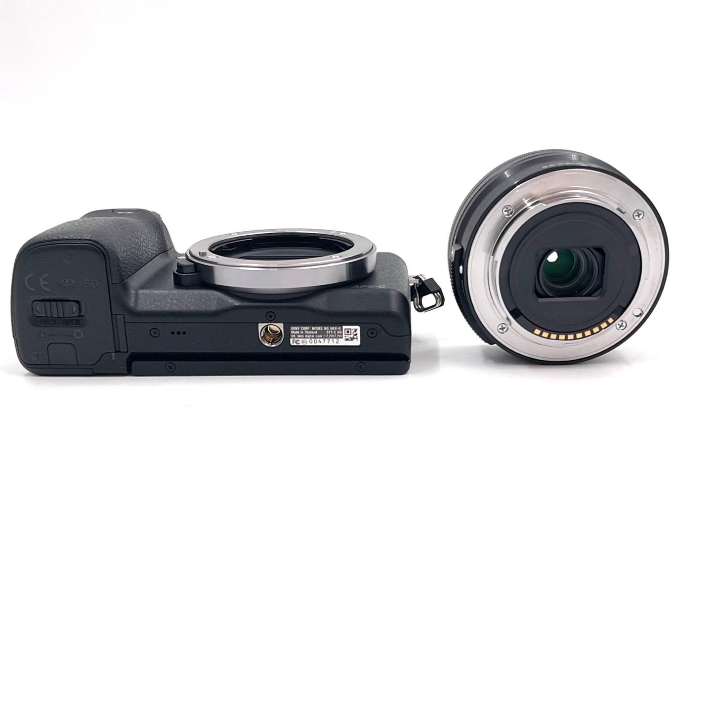 【全額返金保証】【最速発送】Sony デジタル一眼 NEX-6 16-50mm レンズキット ブラック 美品 動作確認済