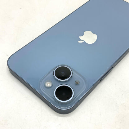 【全額返金保証】【最速発送】Apple iPhone iPhone 14 256GB ブルー docomo 白ロム 動作確認済 75%