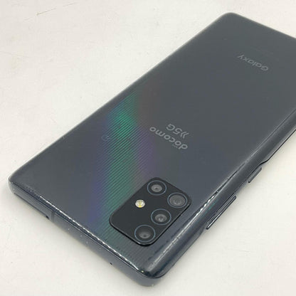 【最速発送】SAMSUNG Galaxy A51　5G 128GB プリズム ブリックス ブラック docomo SC-54A 白ロム【難有】