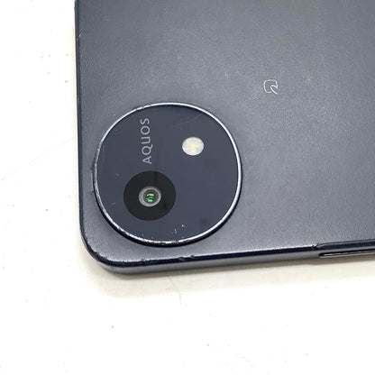 【最速発送】SHARP AQUOS wish4 64GB Black SIMフリー SH-52E 白ロム【難有】
