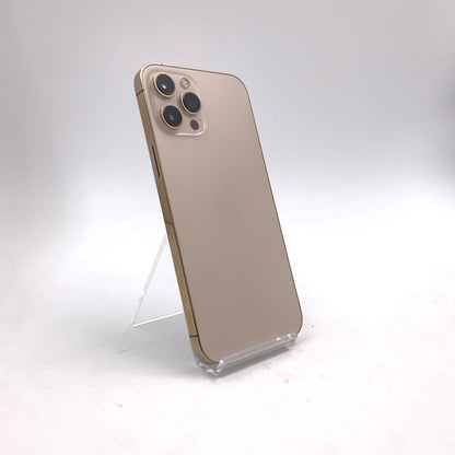 【全額返金保証】【最速発送】Apple iPhone iPhone 12 Pro Max 256GB ゴールド au 白ロム 動作確認済 73%