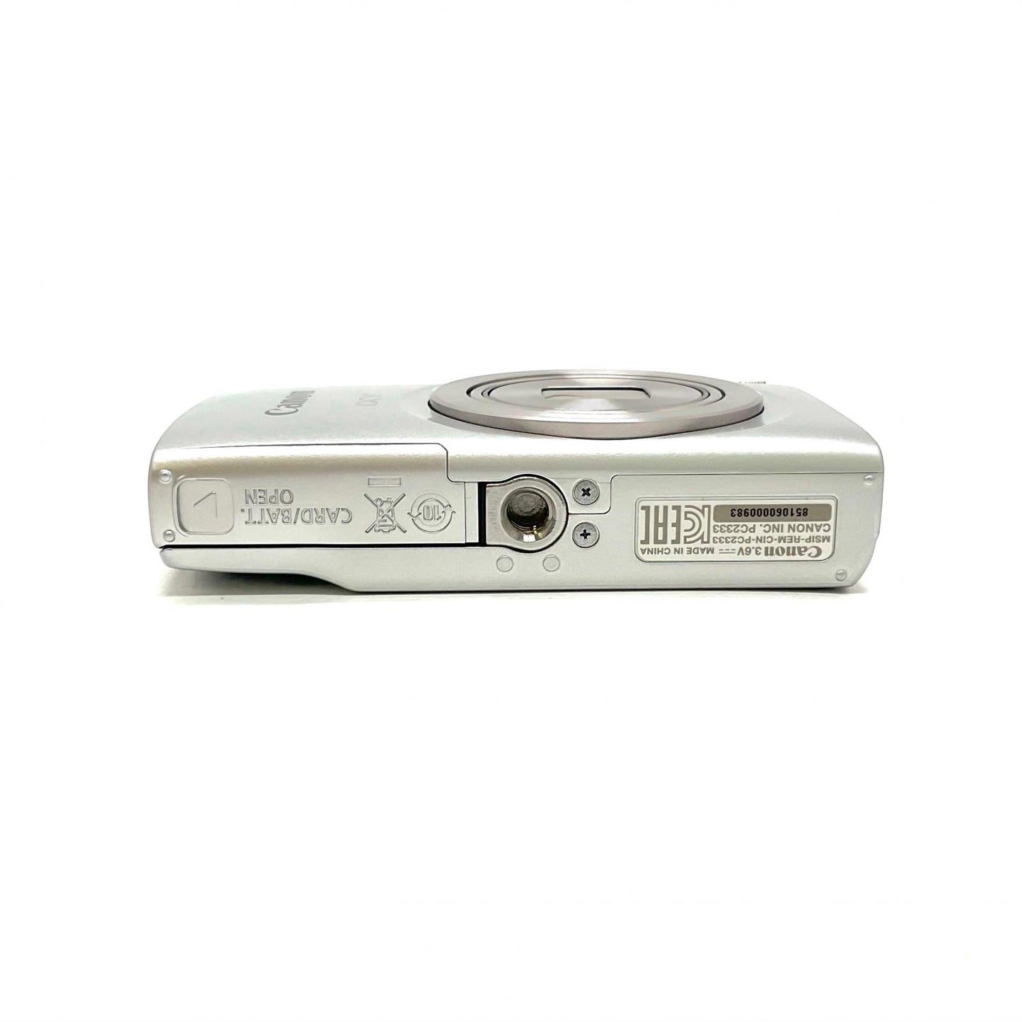 【全額返金保証】【最速発送】Canon コンパクトデジタルカメラ IXY 200 [シルバー] 美品 動作確認済