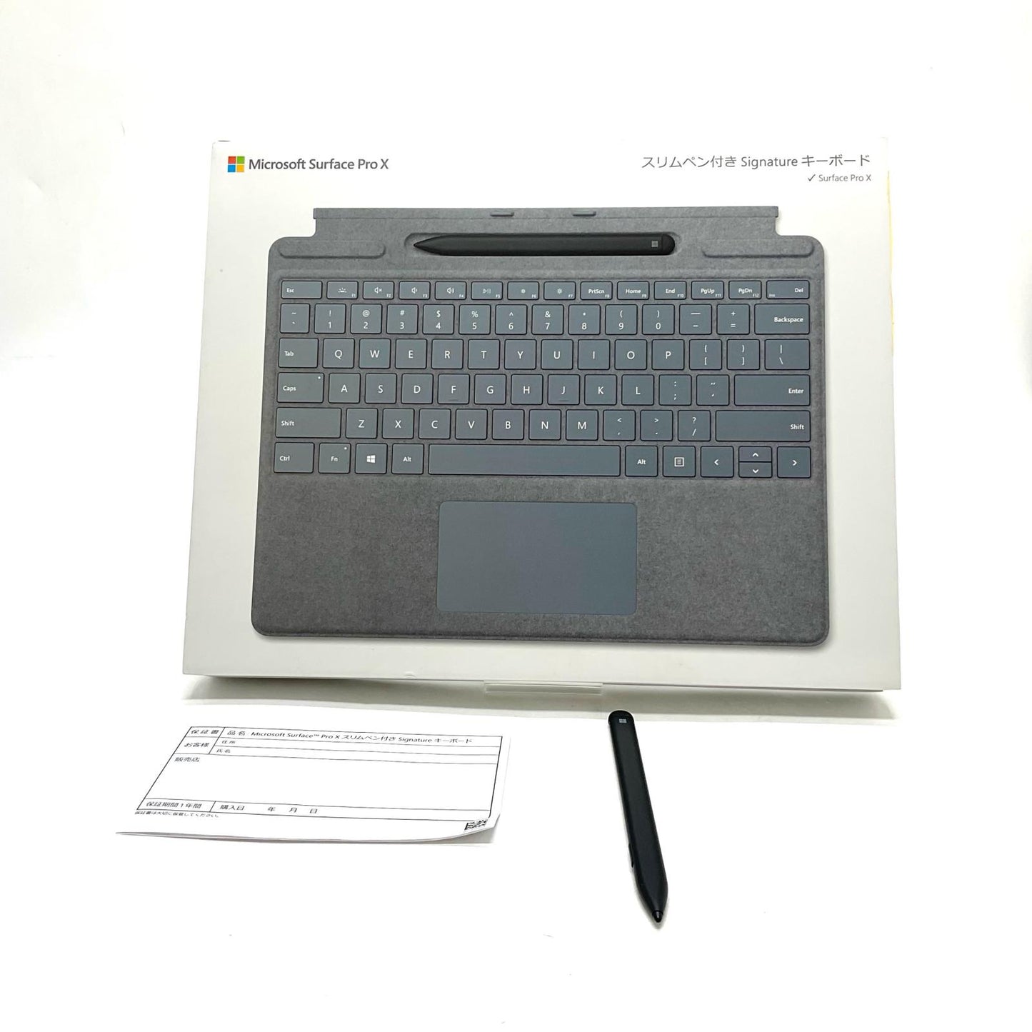 【全額返金保証】【最速発送】Microsoft Surface pro X スリムペン付 Signature キーボード 美品 動作確認済