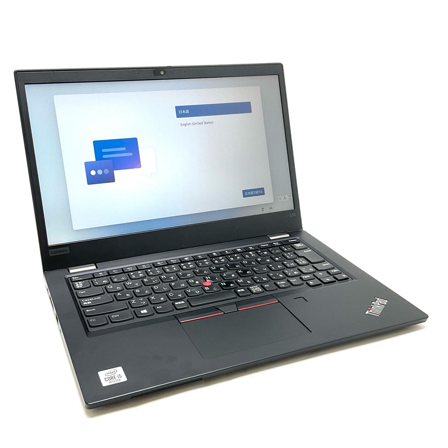 【全額返金保証】【最速発送】Lenovo ThinkPad L13 20R4-S4GB00 i5-10210U 16GB M.2 SSD 256GB 83% 動作確認済