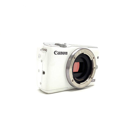 【全額返金保証】【最速発送】Canon デジタル一眼 EOS M10 ボディ [ホワイト] 美品 動作確認済