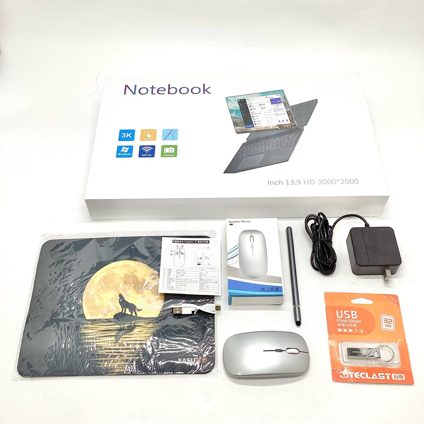 【全額返金保証】【最速発送】YHBIN 13.9型 2in1 ノートパソコン N-11 Intel N95 16GB M.2 SSD 512GB 100% 美品 動作確認済