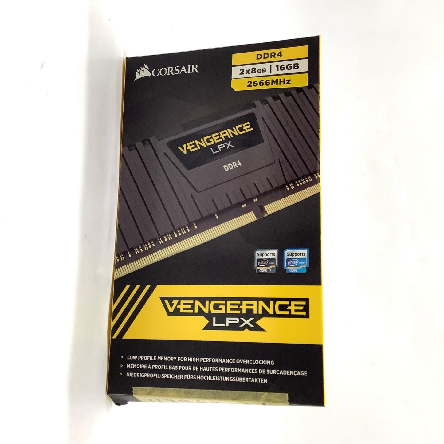 【全額返金保証】【最速発送】Corsair メモリ VENGEANCE DDR4 8GB 2枚組 CMK16GX4M2A2666C16 美品 動作確認済