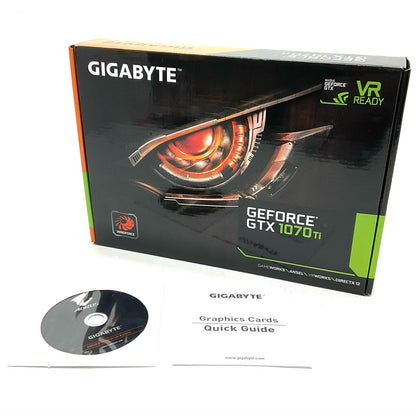【全額返金保証】【最速発送】GIGABYTE グラフィックボード GeForce GTX 1070 Ti GV-N107TWF2-8GD 美品 動作確認済