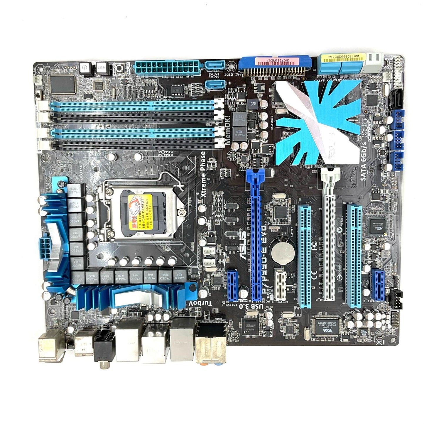 【全額返金保証】【最速発送】ASUS マザーボード P7P55D-E 美品 動作確認済