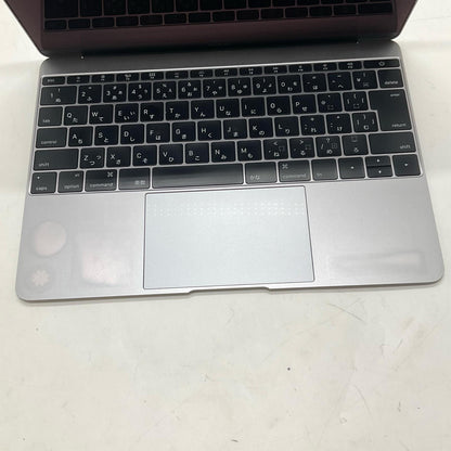 【全額返金保証】【最速発送】Apple MacBook 12インチ 2016 1.1GHz デュアルコア Intel Core i3 8GB 256GB スペースグレイ 動作確認済