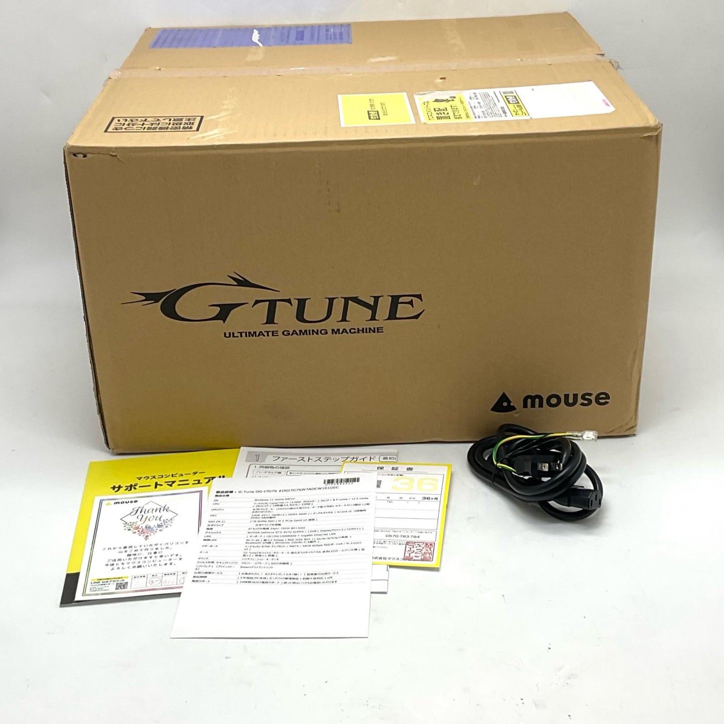 【全額返金保証】【最速発送】MouseComputer G-Tune DGI7G7SW7ADC Intel(R) Core(TM) i7-14700F 32GB M.2 SSD 1TB NVIDIA GeForce RTX 4070 SUPER 超美品 動作確認済