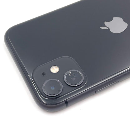 【全額返金保証】【最速発送】Apple iPhone iPhone 11 64GB ブラック au 白ロム 動作確認済 73%