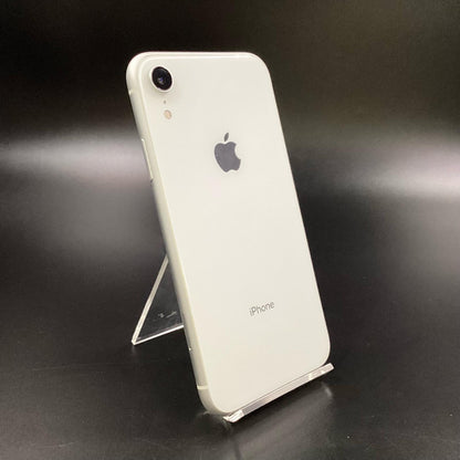 【最速発送】Apple iPhone iPhone XR 128GB ホワイト docomo 白ロム【難有】 79%