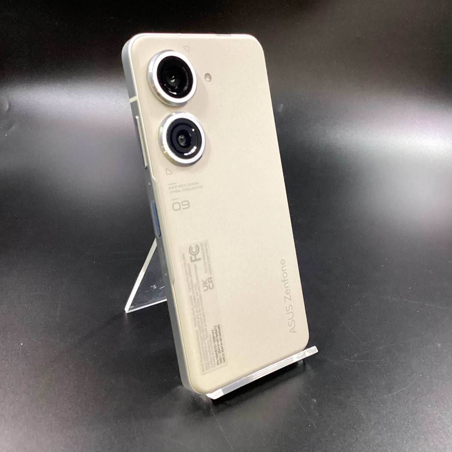 【全額返金保証】【最速発送】ASUS Zenfone 9 128GB ムーンライトホワイト mineo SIMフリー AI2202 白ロム 動作確認済