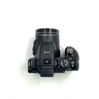 【全額返金保証】【最速発送】Nikon コンパクトデジタルカメラ COOLPIX P610 ﾌﾞﾗｯｸ 動作確認済