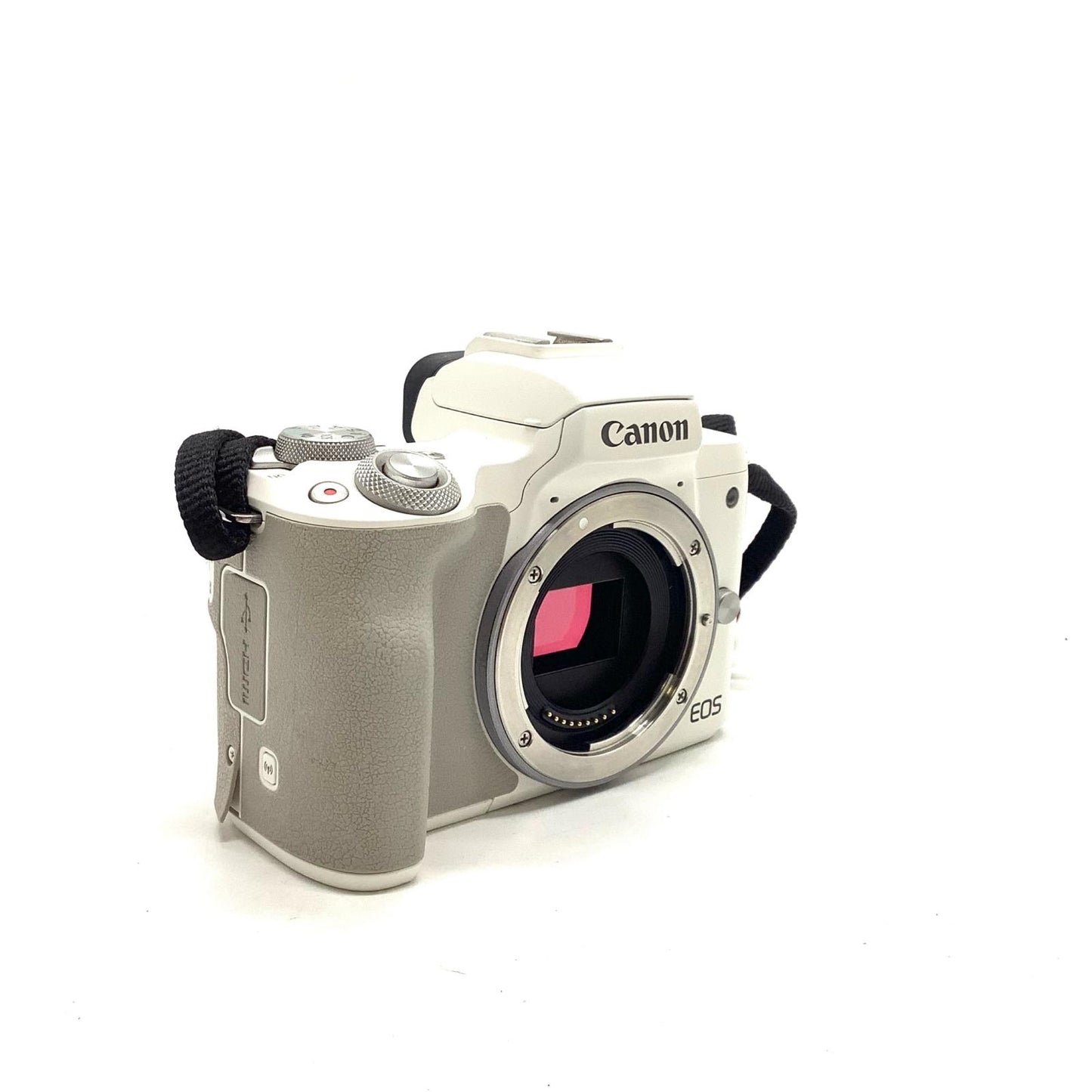 【全額返金保証】【最速発送】Canon デジタル一眼 EOS Kiss M2 ﾎﾜｲﾄ 動作確認済