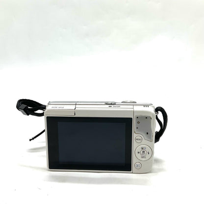 【全額返金保証】【最速発送】Canon デジタル一眼 EOS M10 ﾎﾜｲﾄ 動作確認済