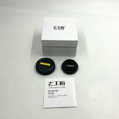 【全額返金保証】【最速発送】 7artisans 25mm F1.8 美品 動作確認済