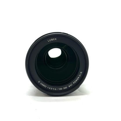 【全額返金保証】【最速発送】Panasonic LUMIX G VARIO 100-300mm F4-5.6 POWER O.I.S. H-FSA100300 美品 動作確認済