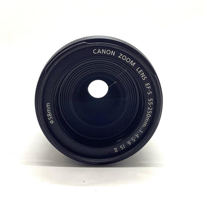 【全額返金保証】【最速発送】Canon EF-S 55-250mm F4-5.6 IS II 美品 動作確認済