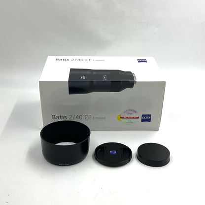 【全額返金保証】【最速発送】Carl Zeiss Batis 2/40 CF Eマウント 美品 動作確認済