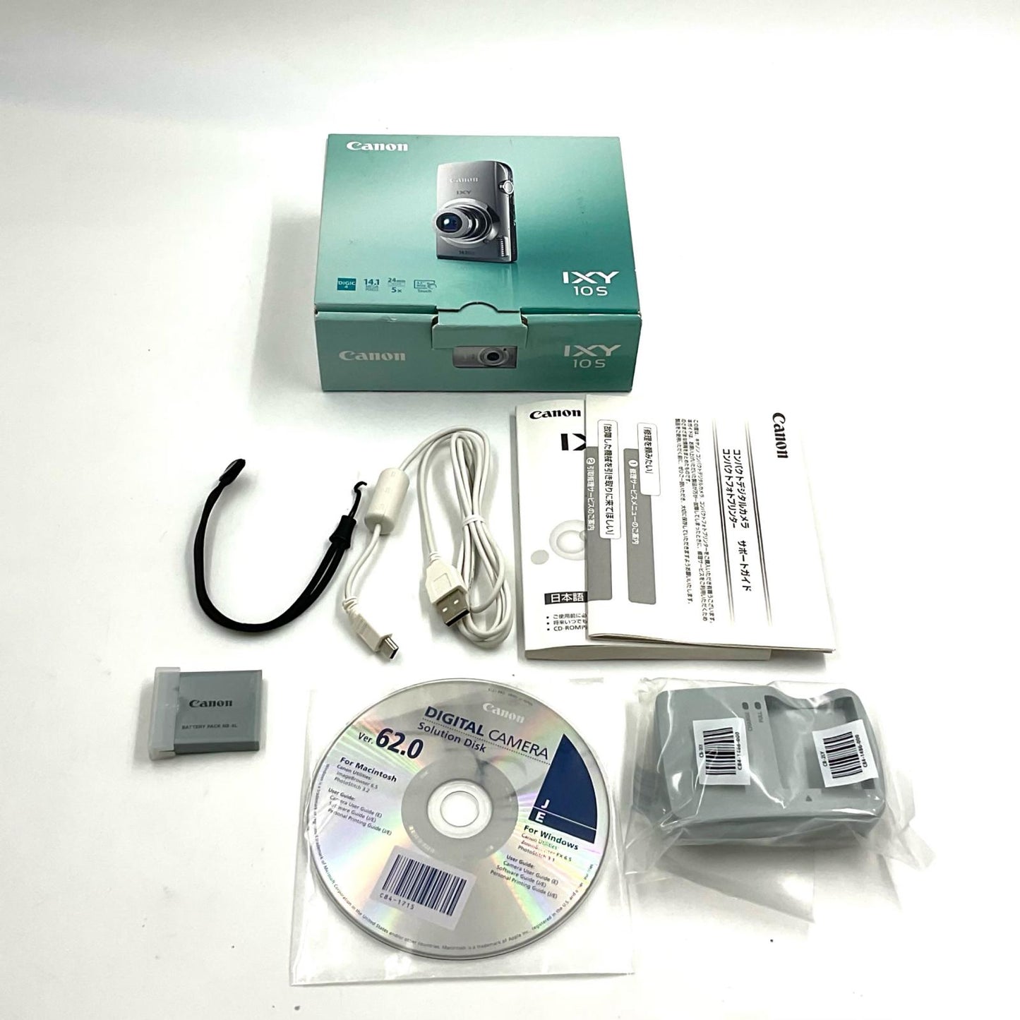 【全額返金保証】【最速発送】Canon コンパクトデジタルカメラ IXY 10S 美品 動作確認済