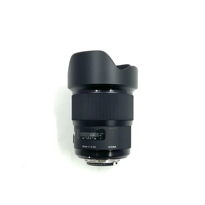 【全額返金保証】【最速発送】SIGMA 20mm F1.4 DG HSM [ニコン用] 美品 動作確認済