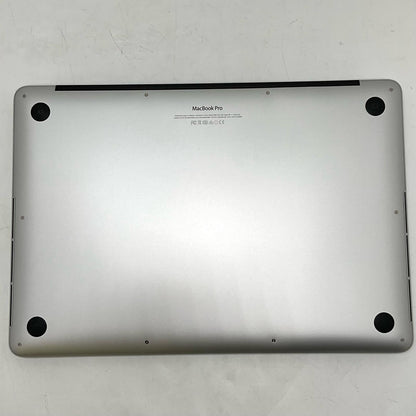 【全額返金保証】【最速発送】Apple MacBook Pro 15.4インチ 2015 2.2GHz クアッドコア Intel Core i7 16GB 256GB シルバー 美品 動作確認済