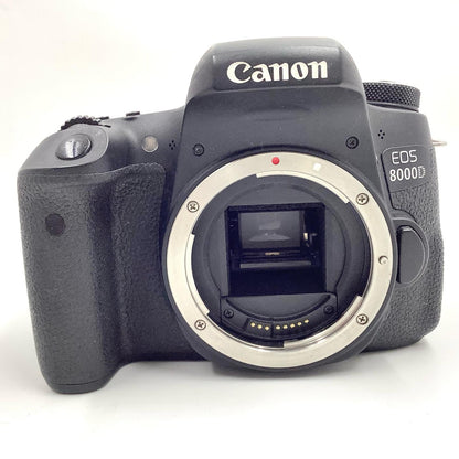 【全額返金保証】【最速発送】Canon デジタル一眼 EOS 8000D ボディ ブラック 動作確認済