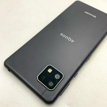 【全額返金保証】【最速発送】SHARP AQUOS sense4 lite 64GB ブラック 楽天モバイル SH-RM15 白ロム 動作確認済