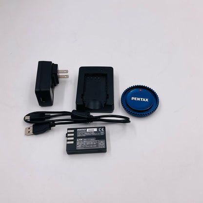 【全額返金保証】【最速発送】PENTAX デジタル一眼 KF ボディ クリスタルブルー 美品 動作確認済