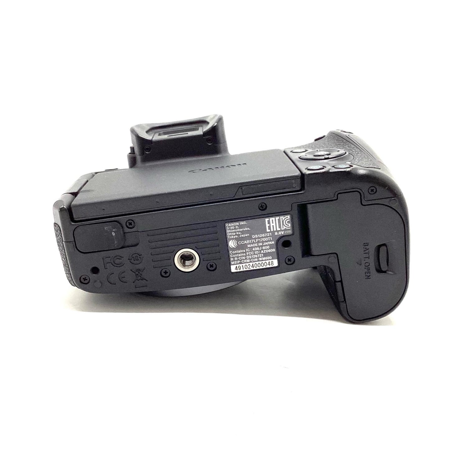 【全額返金保証】【最速発送】Canon デジタル一眼 EOS R ボディ ブラック 美品 動作確認済