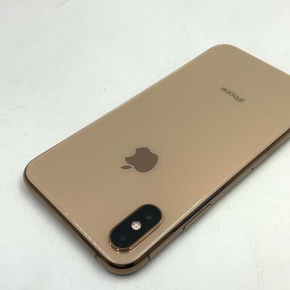 【全額返金保証】【最速発送】Apple iPhone iPhone XS 64GB ゴールド au SIMフリー 白ロム 動作確認済 72%