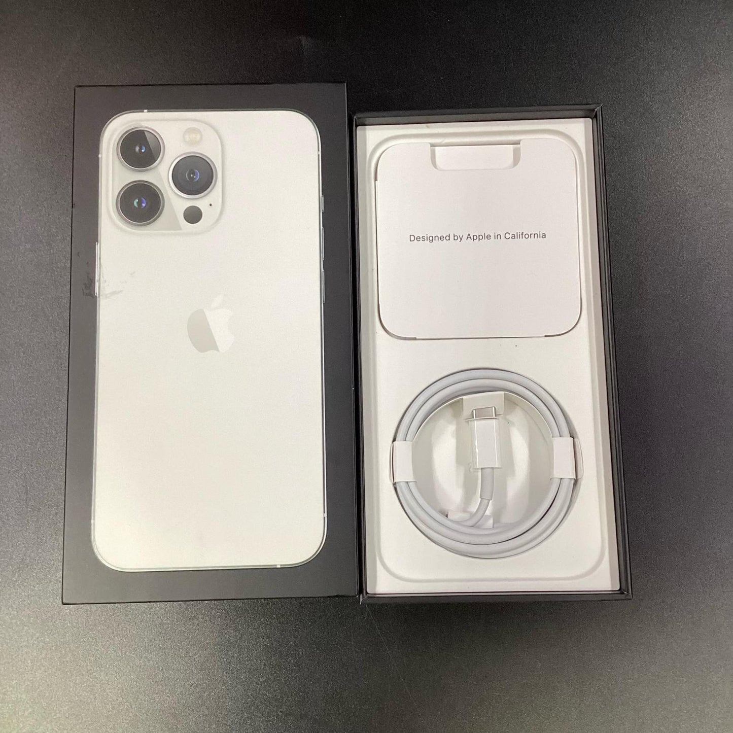 【全額返金保証】【最速発送】Apple iPhone iPhone 13 Pro 128GB シルバー Softbank 白ロム 動作確認済 76%