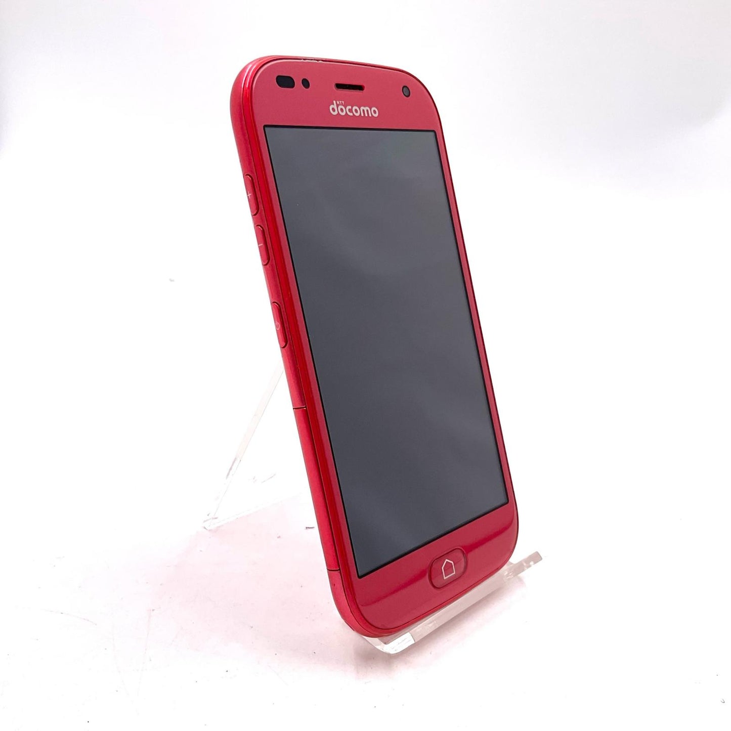 【全額返金保証】【最速発送】富士通 らくらくスマートフォン 32GB レッド docomo F-42A 白ロム 動作確認済