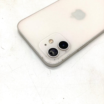 【最速発送】Apple iPhone iPhone 12 64GB ホワイト docomo 白ロム【難有】 76%