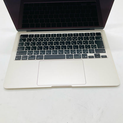 【全額返金保証】【最速発送】Apple MacBook Air 13インチ 2025 Apple M4 24GB 512GB スターライト 100% 美品 動作確認済