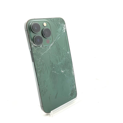 【最速発送】Apple iPhone iPhone 13 Pro 256GB アルパイングリーン docomo 白ロム【難有】 75%