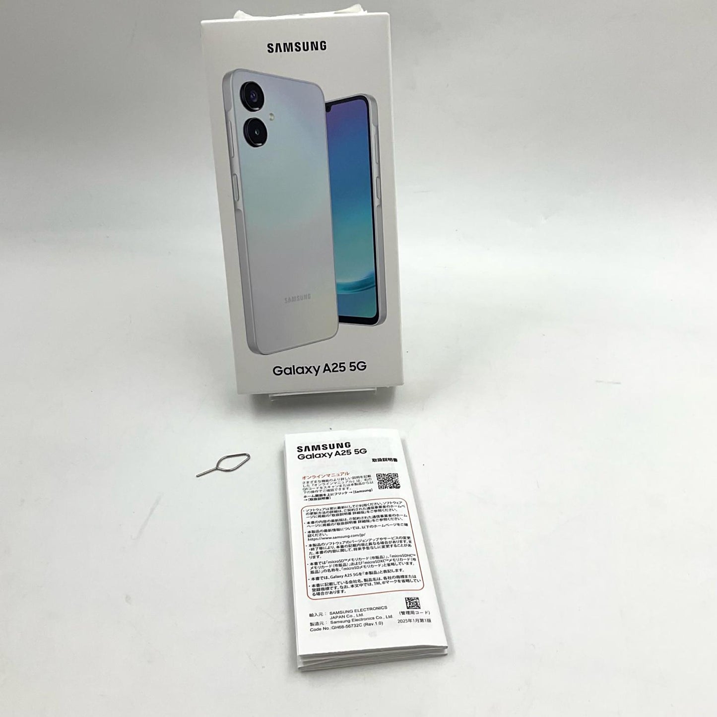【全額返金保証】【最速発送】SAMSUNG Galaxy A25 5G 64GB Light Blue au SIMフリー SCG33 白ロム 美品 動作確認済