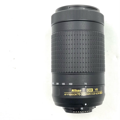 【全額返金保証】【最速発送】Nikon AF-P DX Nikkor 70-300mm F4.5-6.3G ED VR 美品 動作確認済