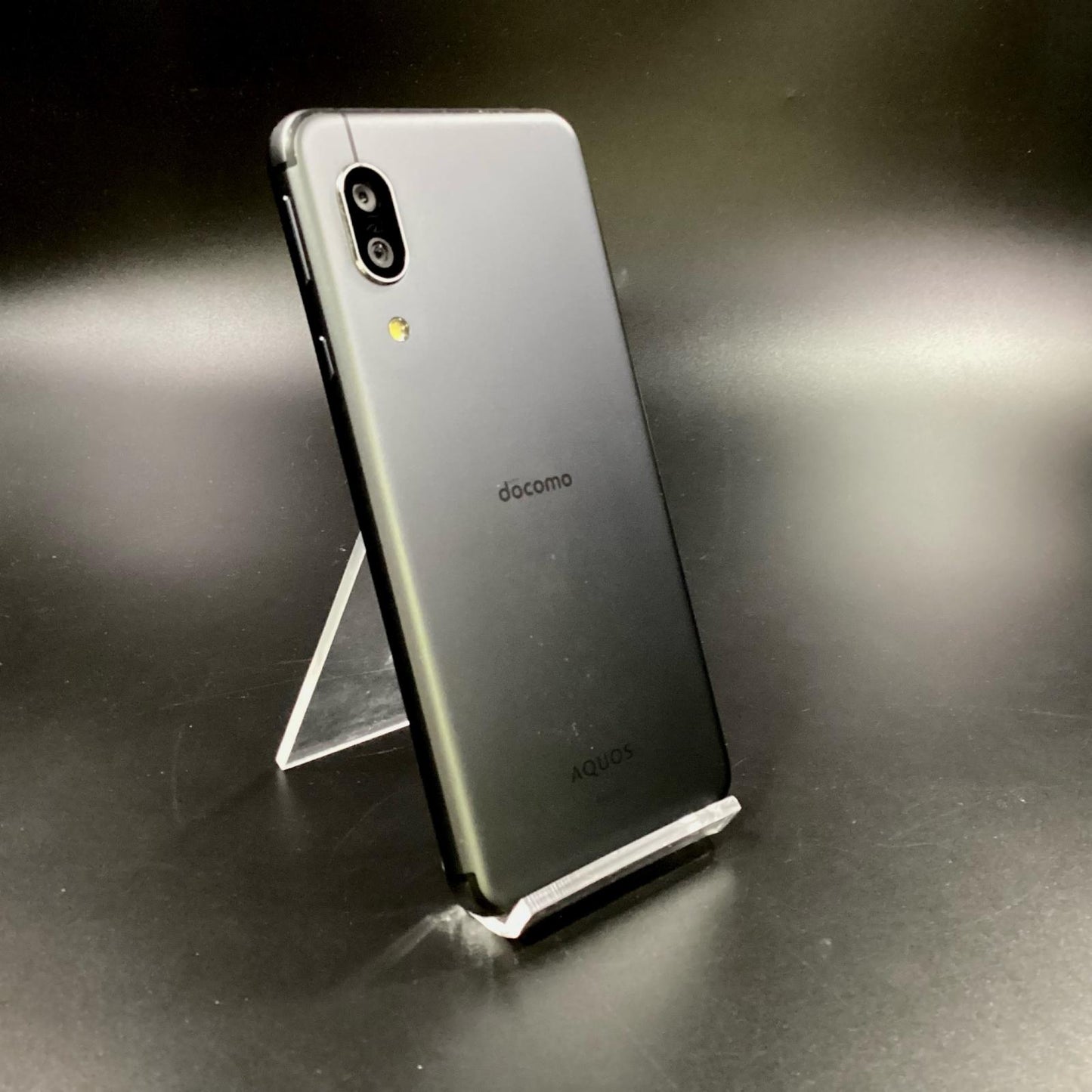 【全額返金保証】【最速発送】SHARP AQUOS sense3 64GB ブラック docomo SH-02M 白ロム 動作確認済
