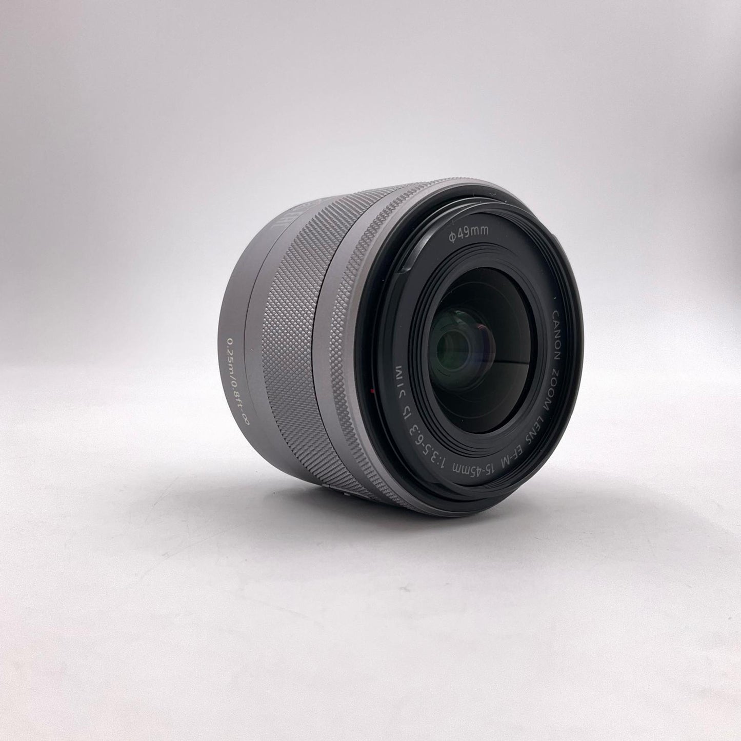 【全額返金保証】【最速発送】Canon EF-M15-45mm F3.5-6.3 IS STM [シルバー] 美品 動作確認済