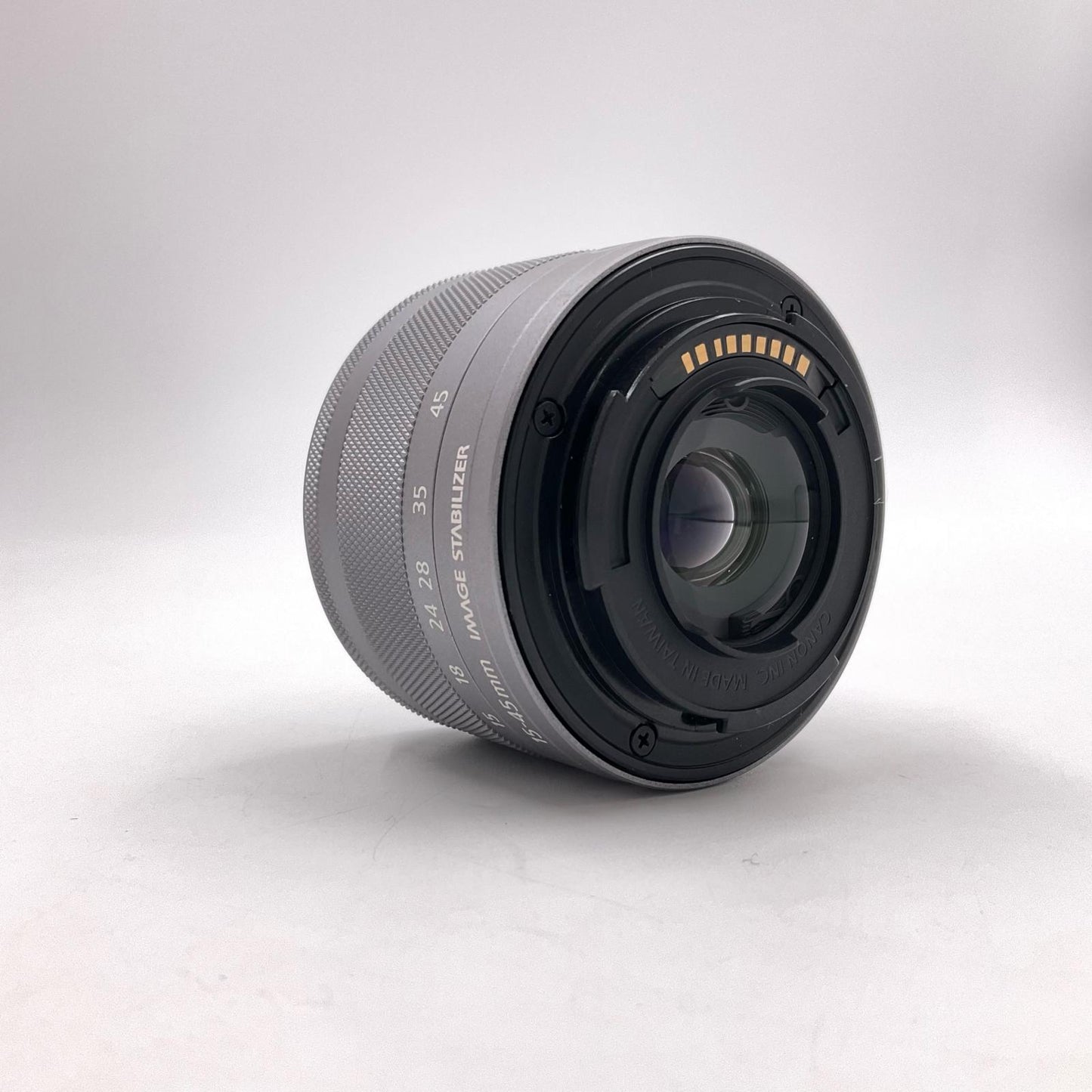 【全額返金保証】【最速発送】Canon EF-M15-45mm F3.5-6.3 IS STM [シルバー] 美品 動作確認済