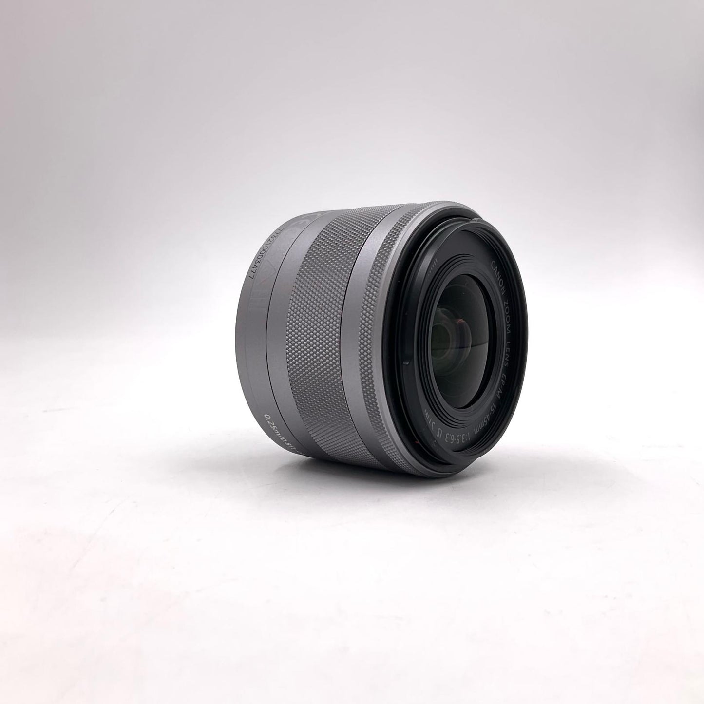 【全額返金保証】【最速発送】Canon EF-M15-45mm F3.5-6.3 IS STM [シルバー] 美品 動作確認済