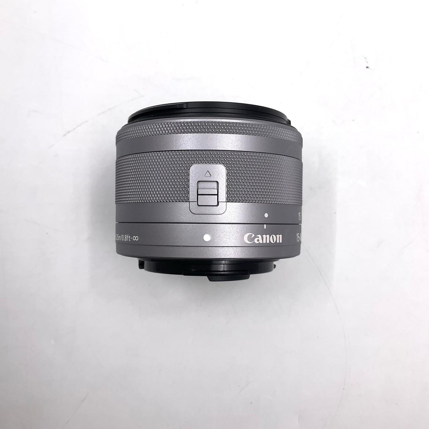 【全額返金保証】【最速発送】Canon EF-M15-45mm F3.5-6.3 IS STM [シルバー] 美品 動作確認済