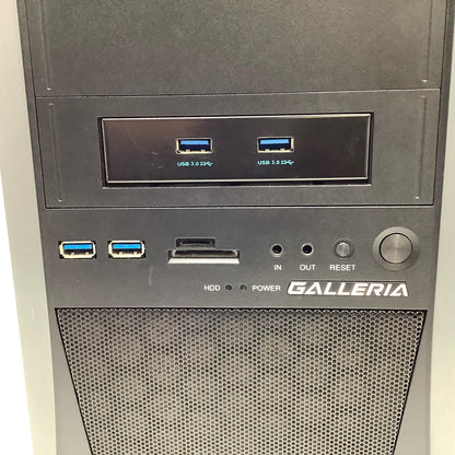 【全額返金保証】【最速発送】ドスパラ GALLERIA ゲーミングデスクトップPC GALLERIA XV intel core i7-8700 16GB HDD 2TB NVIDIA GeForce GTX 1070 Ti 美品 動作確認済