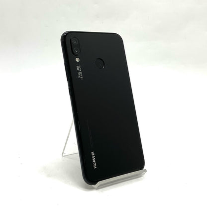 【全額返金保証】【最速発送】Huawei P 20 lite 32GB ミッドナイトブラック SIMフリー ANE-LX2J 白ロム 美品 動作確認済