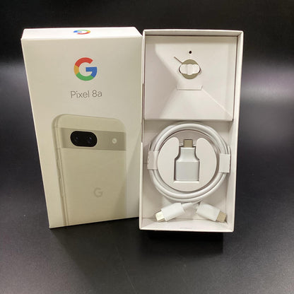 【全額返金保証】【最速発送】Google Pixel 8a 128GB Porcelain SIMフリー 白ロム 動作確認済
