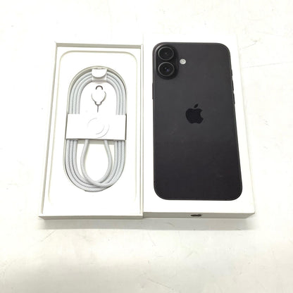【全額返金保証】【最速発送】Apple iPhone iPhone 16 Plus 128GB ブラック SIMフリー 白ロム 美品 動作確認済 100%