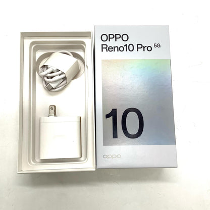 【全額返金保証】【最速発送】OPPO Reno 10 Pro 5G 256GB シルバーグレー Softbank A302OP 白ロム 動作確認済